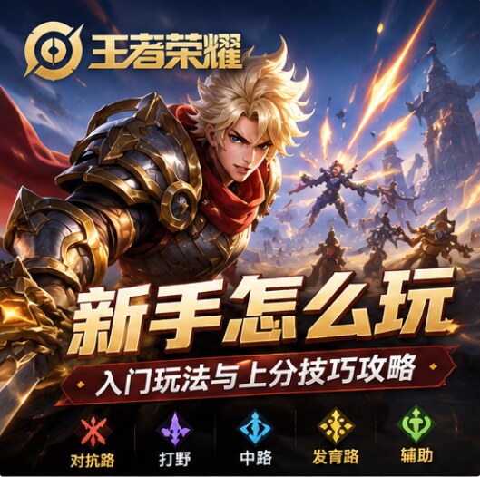 王者荣耀新手怎么玩 王者荣耀入门玩法与上分技巧攻略